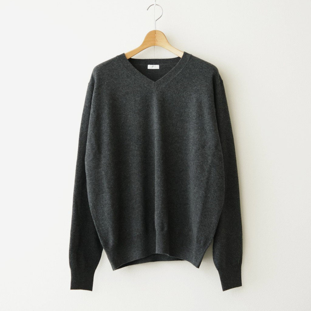 L/S V Neck #BLACK [2603-009]