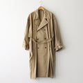 DETACHABLE WIDE TRENCH COAT #KHAKI [YK24FW0736C]