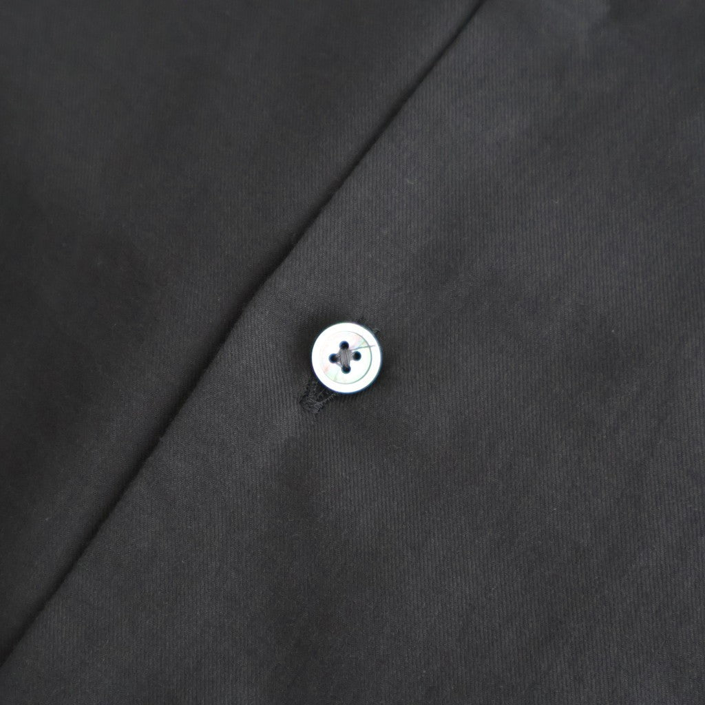 COTTON SILK OVERSIZED SS SHIRT #BLACK [ST.1498]