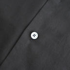 COTTON SILK OVERSIZED SS SHIRT #BLACK [ST.1498]