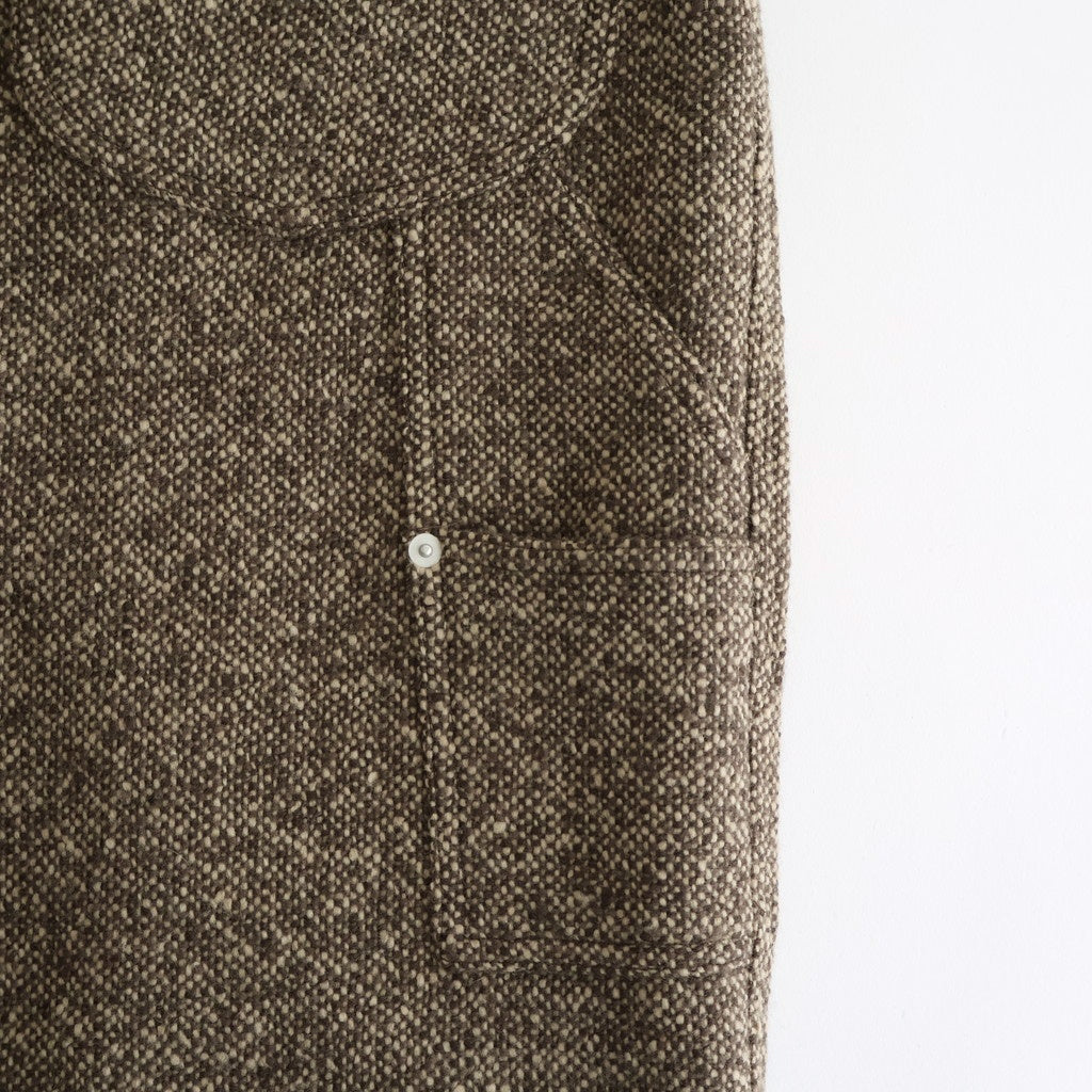 HOMESPUN TWEED PAINTER PANTS #BROWN [A25AP03HT]