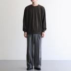 SUPER HIGH GAUGE SWEAT P/O #DARK BROWN [A25AP02CU]