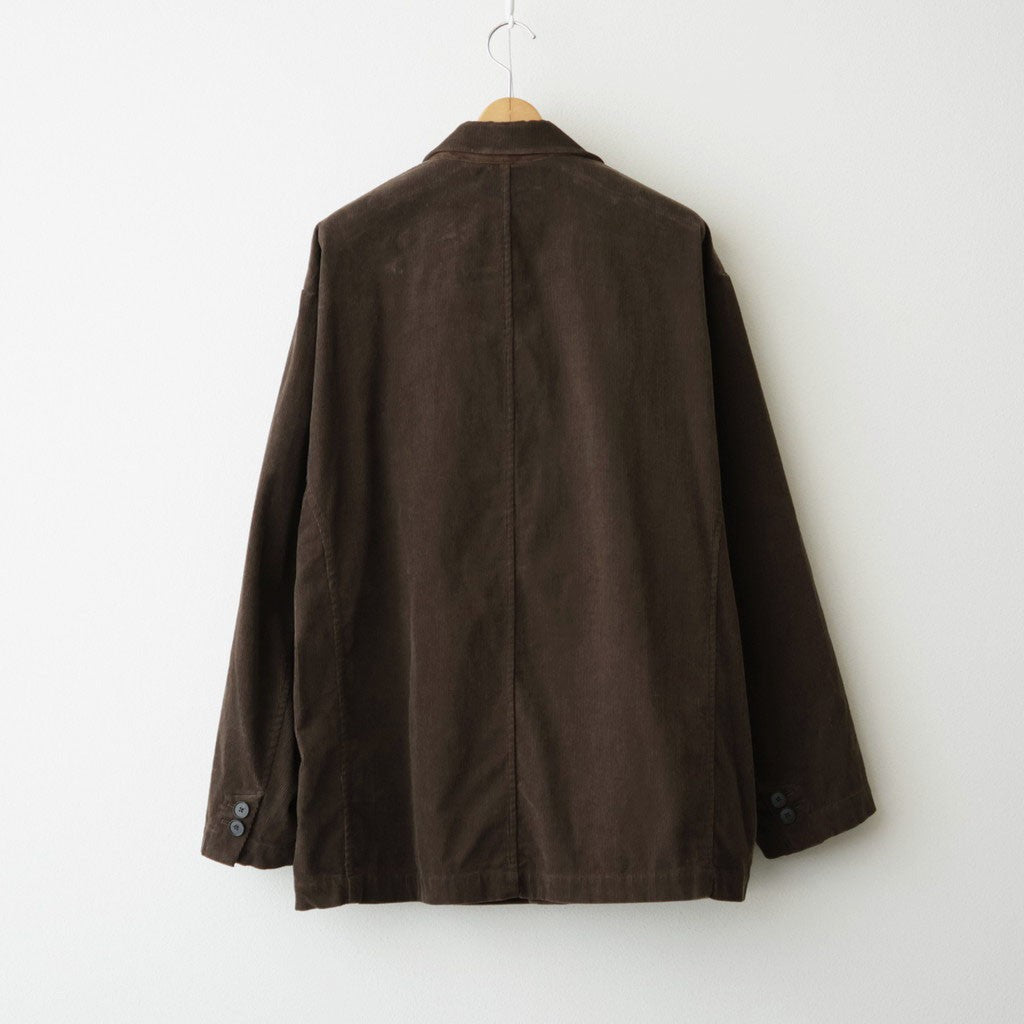 VINTAGE CORDUROY SINGLE BREASTED JACKET #BROWN [ST.1580]