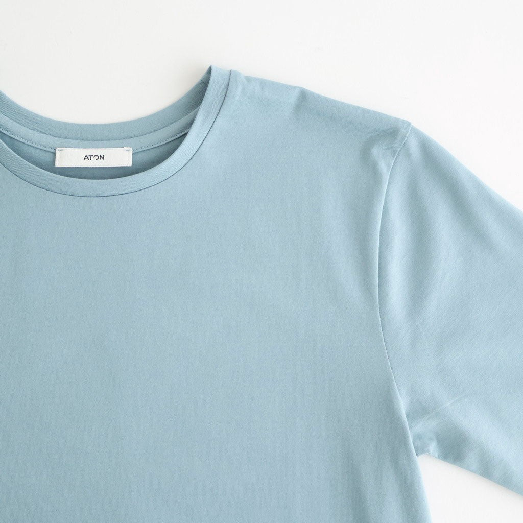 SUVIN 60/2 PERFECT SHORT-SLEEVE T-SHIRT #SAX [KKAGLM0013]