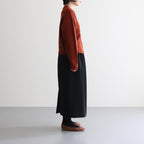 Women's Cable C/N Cardigan #BRICK [2503-021]