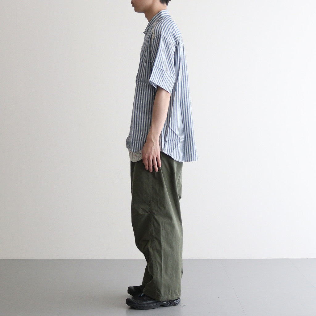 綿エステルウェザー オーバーパンツ #KHAKI [HO-P021-051]