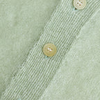 KID MOHAIR SHEER KNIT POLO #PALE GREEN [A25SP05FG]