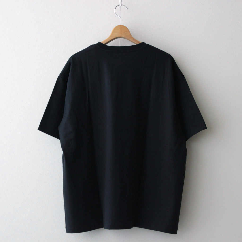 S/S Oversized Pocket Tee #BLACK [GU241-70106B]