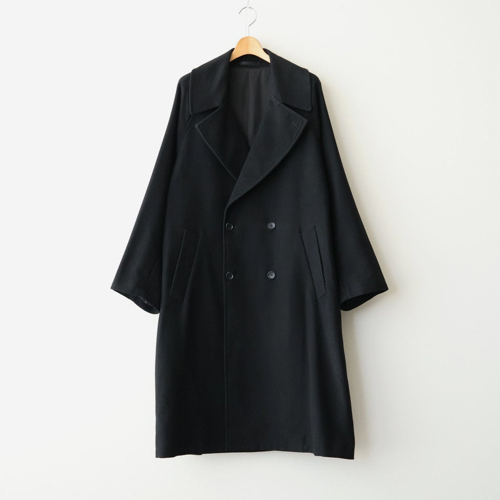 Supima Moleskin Coat #BLACK [GM263-10530B]