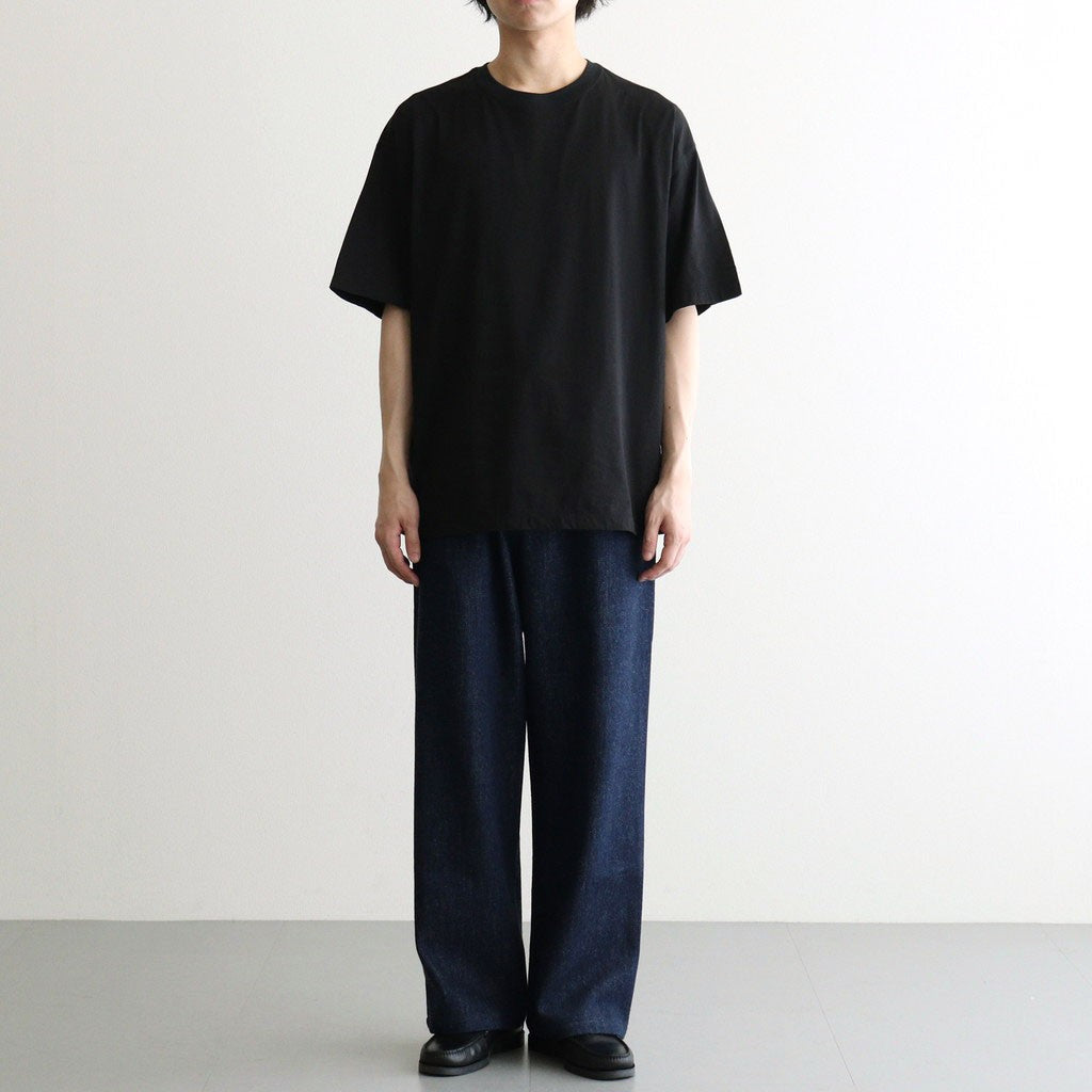 46G Suvin Cotton YOKE T-shirt #BLACK [YK26SS01226CS]