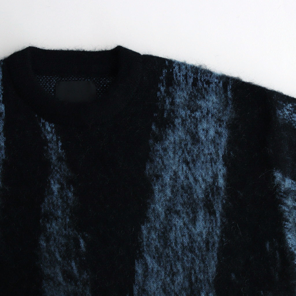 JACQUARD MOHAIR SWEATER #BLUE [YK24FW0815S]