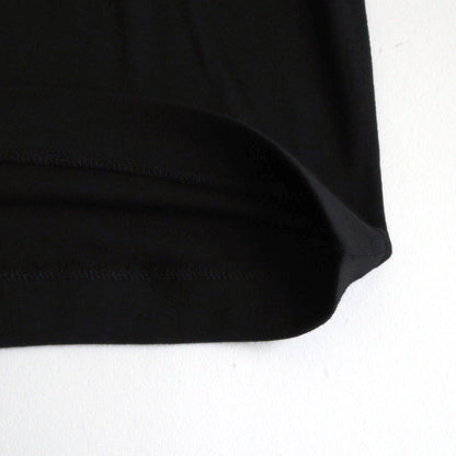 HIGH GAUGE SHEER RIB L/S TEE #BLACK [A00P01HF]