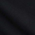 COTTON CASHMERE SWEAT ZIP HOODY #BLACK [ST.1469]