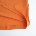 SUPER HIGH GAUGE SHEER RIB BOAT NECK L/S TEE #ORANGE [A00T05HF]