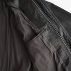 Leather Flight Jacket #Dark Brown [YK26FW01304B]