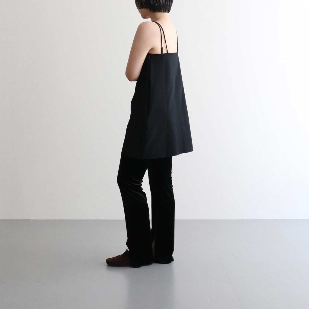 Velour Slit Leggings #BLK [12520707]