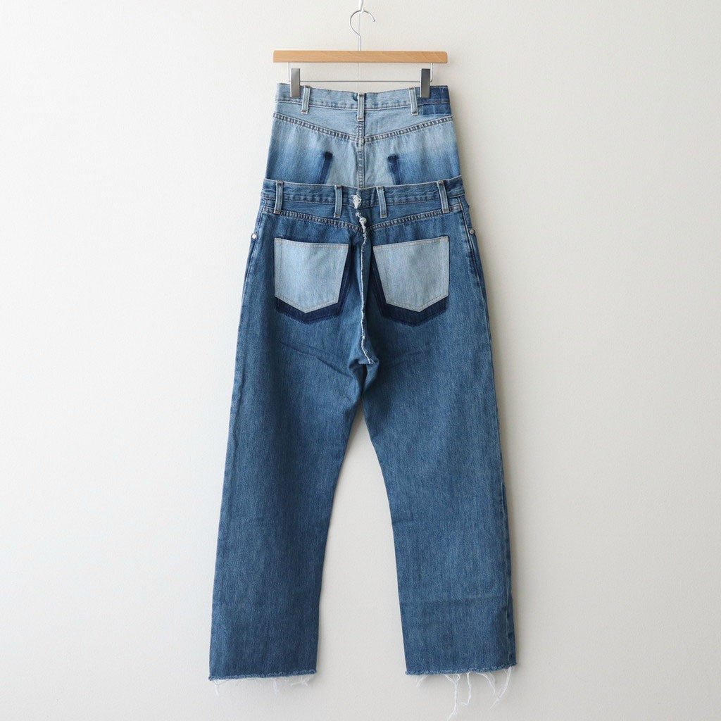 W WAIST DENIM PT #SIZE:2 C [Q25A-T018]