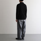 Selvage Denim Two Tuck Pants #BLACK LIGHT FADE [GU251-40188LB]