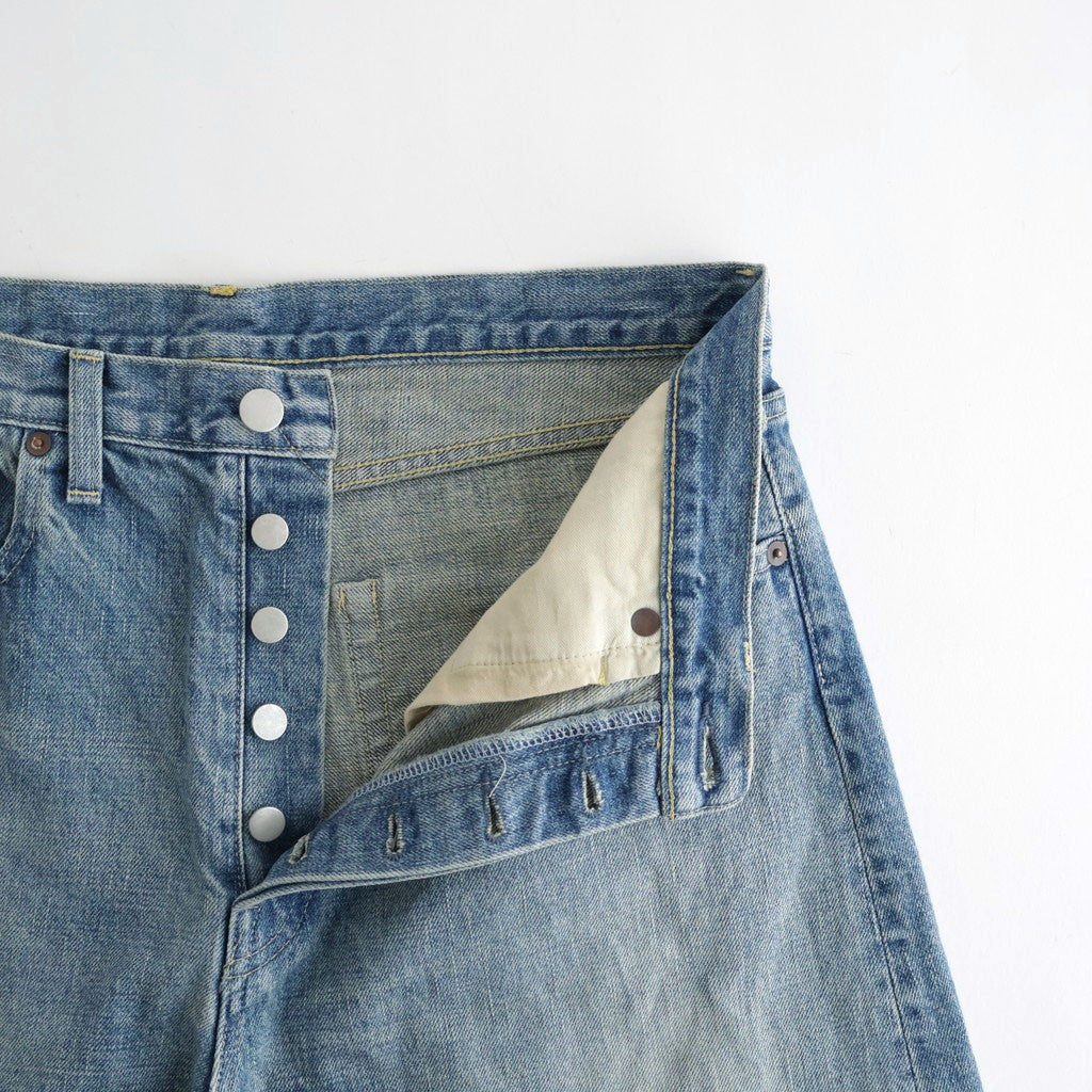 ROUND DENIM PANTS #INDIGO [ST.1572]