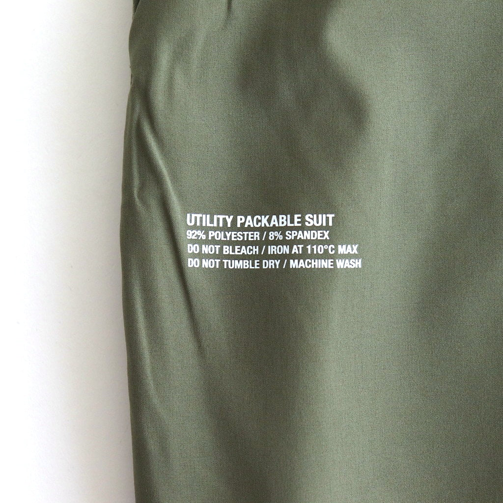 UTILITY PACKABLE SUIT #KHAKI [FSR251-60097]