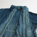 SPRAY PRINTED NYLON SNOWPARKA #OCEAN BLUE [YK23SS0462C]