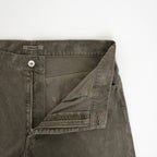 GARMENT-DYED FINX CORDUROY 5P WIDE PANTS #OLIVE BROWN [A26AP01FX]