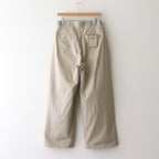 CHINO CLOTH PANTS WIDE #beige [65608]