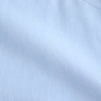 COTTON SILK OVERSIZED REGULAR COLLAR SHIRT #SAX [ST.1492]