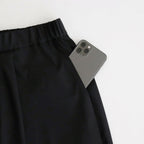 Solotex Twill Wide Chef Shorts #BLACK [GM261-40164B]