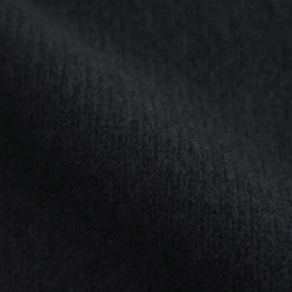 EXTRA FINE WOOL WARM KNIT CREW NECK LS #BLACK [ST.1289]
