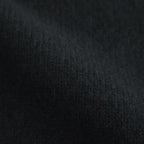 EXTRA FINE WOOL WARM KNIT CREW NECK LS #BLACK [ST.1289]