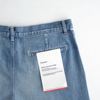Selvage Denim Two Tuck Pants #INDIGO LIGHT FADE [GU263-40061LB]