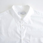Broad L/S Oversized Regular Collar Shirt #WHITE [GM263-50001B]