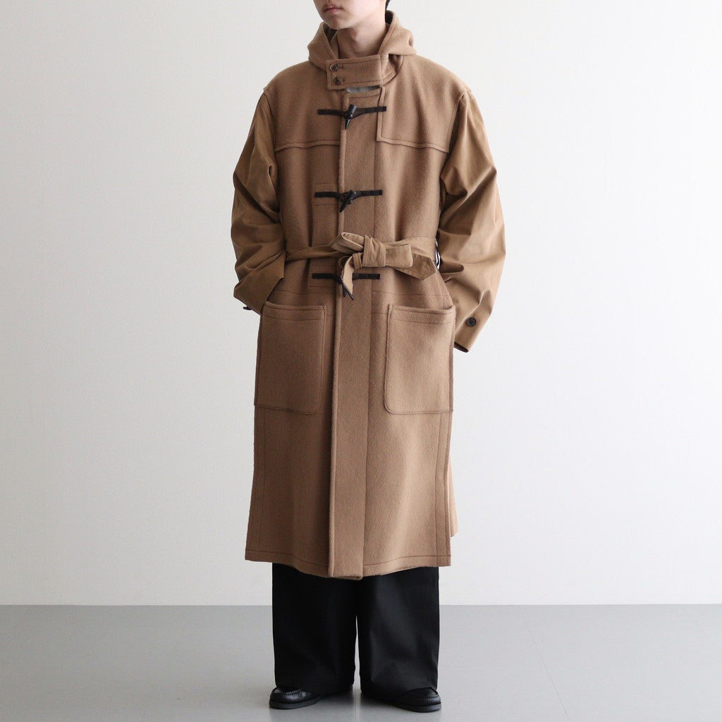 BROKEN DUFFLE COAT #BEIGE [YK23FW0520C]