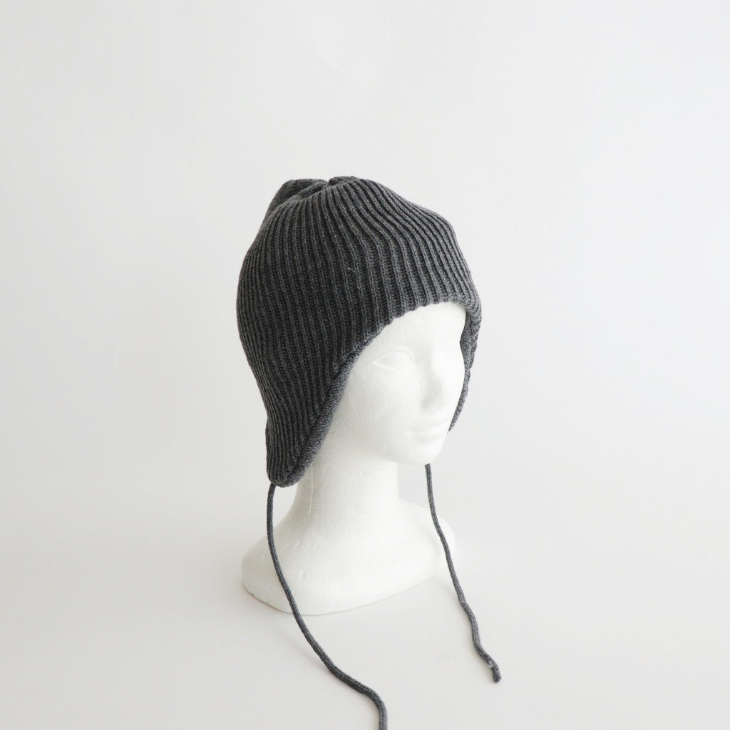 EAR FLAP BEANIE #D.GRAY [R5115-AW25] – ciacura