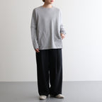 ランダムバックパイルドルマンロンT #HEATHER GRAY [D224-T1005]