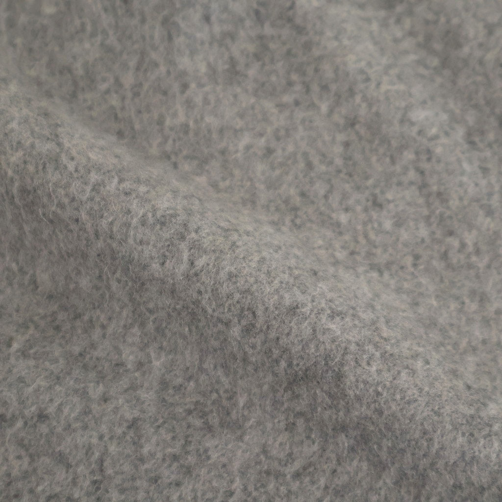 PURE SILK COMFORT FLEECE HALF ZIP P/O #TOP GRAY [A25AP02SF]