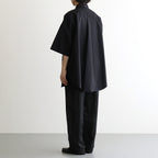 Oxford S/S Oversized B.D Shirt #BLACK [GM261-50025B]