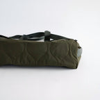 ナイロンツイルキルト 2WAY トートバッグ #KHAKI [HR-K206-051]