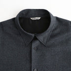 SUPER LIGHT WOOL SHIRT #TOP CHARCOAL [A26AS02OS]