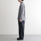 Selvage Denim Two Tuck Pants #BLACK_DARK FADE [GU261-40061DB]