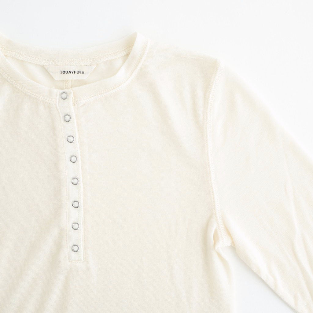 Henleyneck Soft Tops #ECRU [12610608] - ciacura 三重県四日市市の