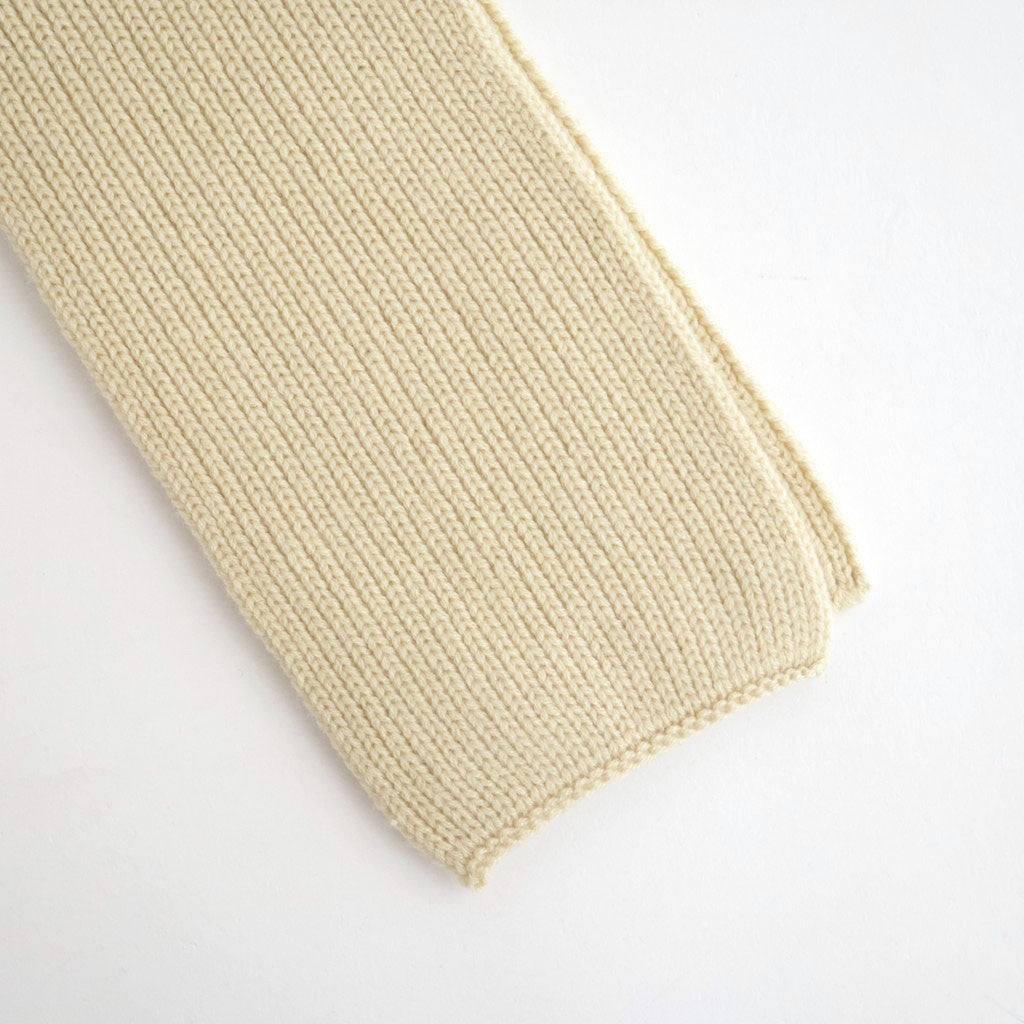 LIGHT CASHMERE KNIT STOLE #ECRU [A26AM06CJ]