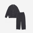 UTILITY PILE CARDIGAN SET-UP #BLACK [FSR253-60211]