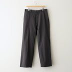CHINO TROUSERS - WIDE STRAIGHT #CHARCOAL [11062601]