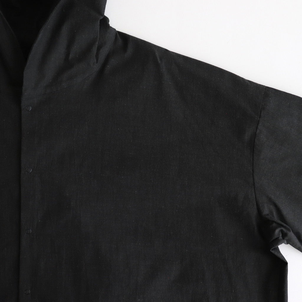 ワイドフーディーシャツ #SUMI [D125-T691]