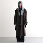 CASHMERE SHAGGY BALACLAVA #GREY [ST.1633]