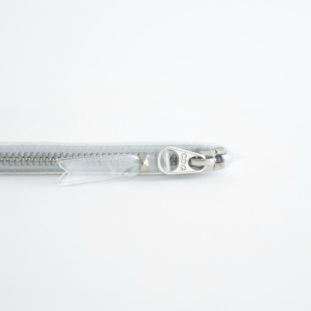 ZIP POUCH L - TRANSPARENT SNAKE #CLEAR [8Z-T510-051] - ciacura