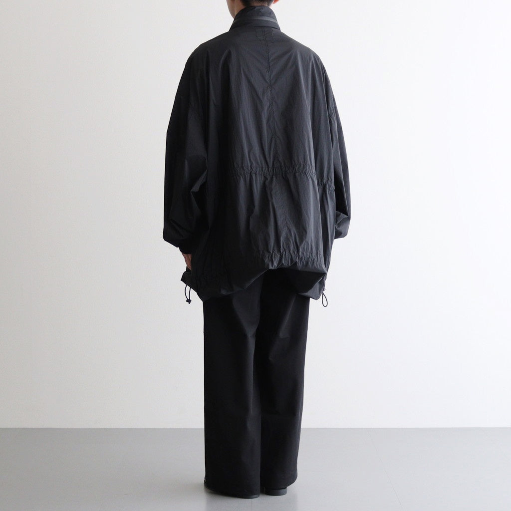 NYLON UTILITY OVER COAT #BLACK [YK24SS0631C]