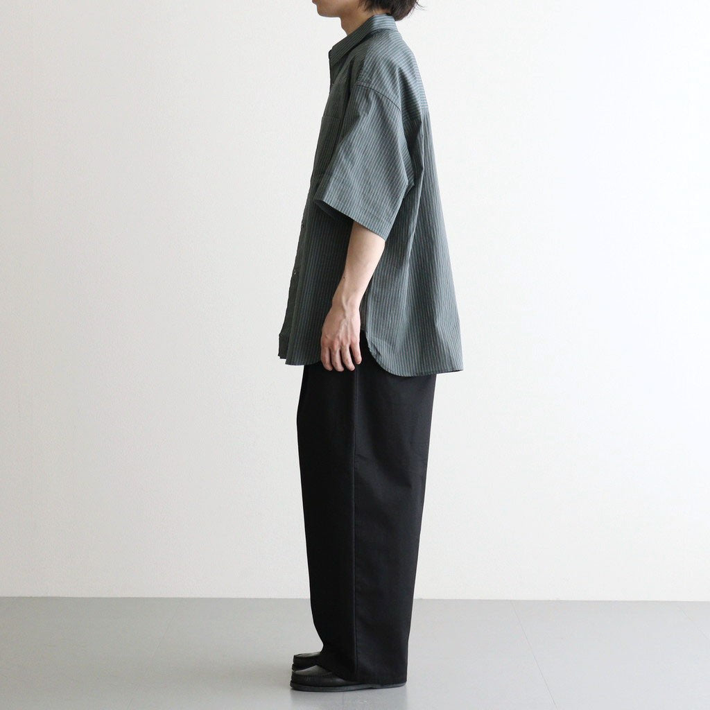 HRAFTeX S/S STRIPE SHIRT #GREEN STRIPE [FSC262-50008]